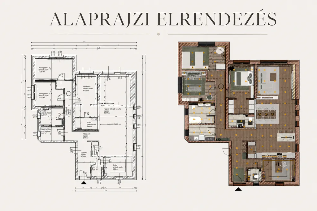 Alaprajzi elrendezés — hogyan dől el egy otthon élhetősége