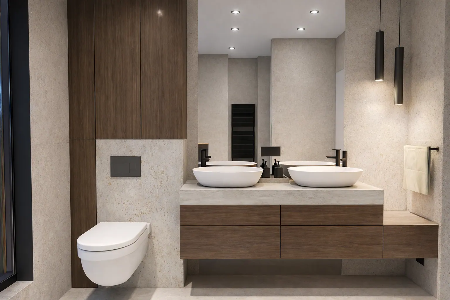 Fürdőszoba enteriőr részlet – ANVE Interior Design
